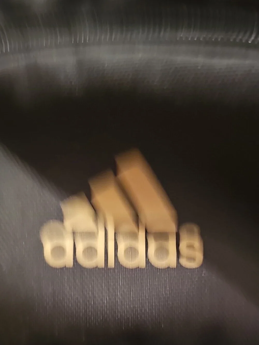 adidas Black Backpack with Gold Hardware